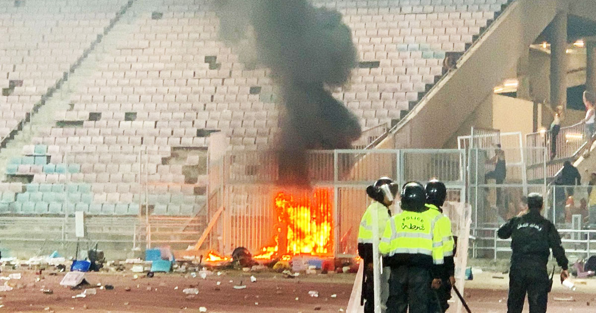 العنف في الملاعب في تونس