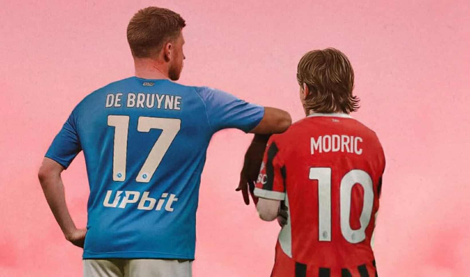 المخضرمان الكرواتي لوكا مودريتش والبلجيكي كيفن دي بروين