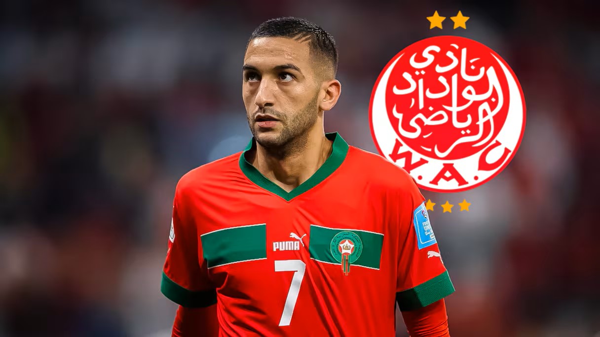 لاعب الوسط المهاجم الدولي حكيم زياش