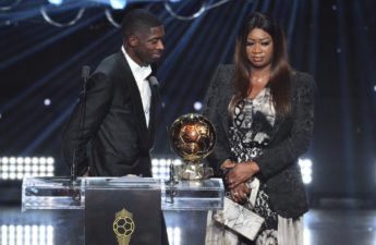 Ousmane Dembélé et sa mère