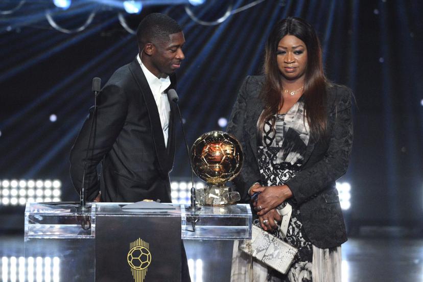 Ousmane Dembélé et sa mère
