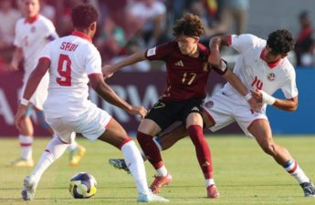 خسر المنتخب التونسي 0/ 2 أمام نظيره البلجيكي