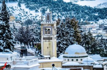 ثلوج في الجزائر وأمطار في تونس