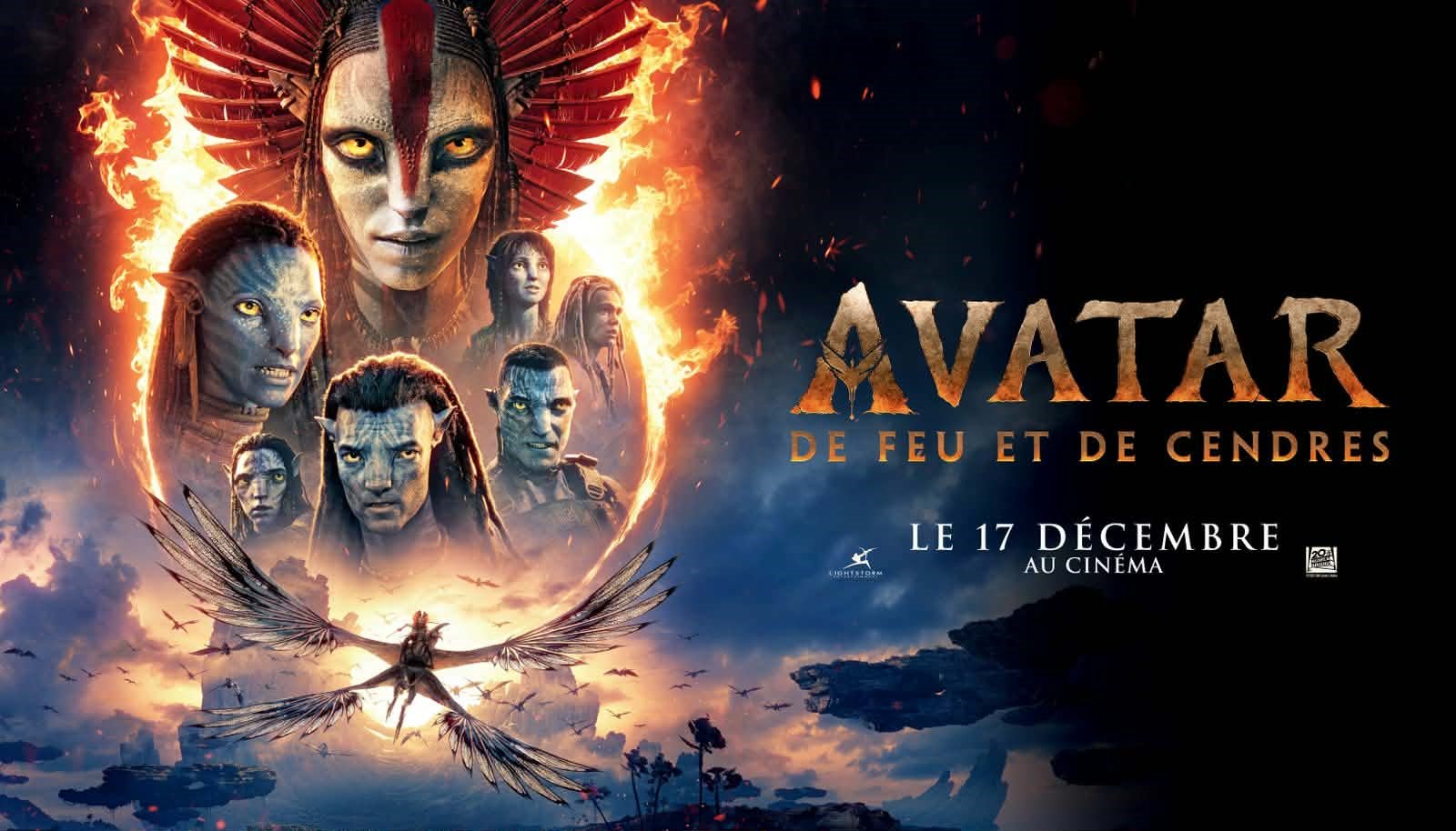 الجزء الثالث من سلسلة أفلام "أفاتار"، الذي جاء بعنوان: "Avatar: Fire and Ash"