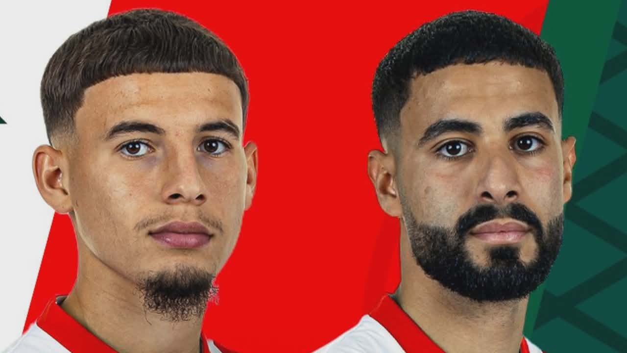 إسماعيل الغربي وإلياس سعد لاعبا فريق أوغسبورغ