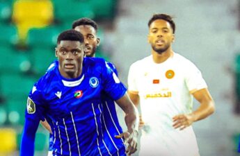 من مباراة الهلال السوداني ضد نهضة بركان