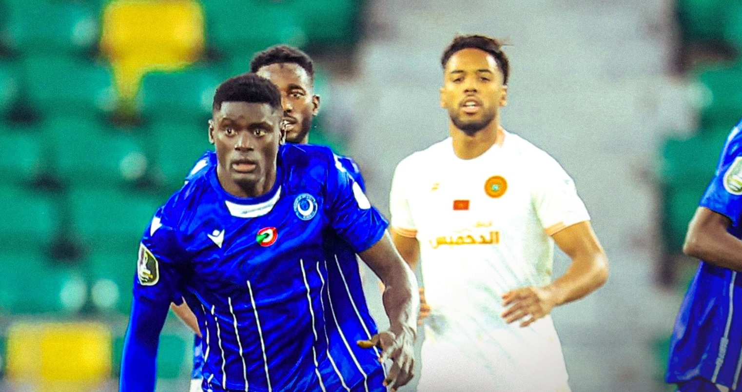 من مباراة الهلال السوداني ضد نهضة بركان