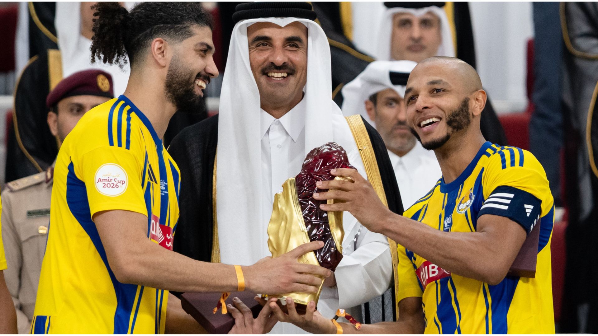 هاتريك براهيمي ورقم ساسي القياسي يمنحان الغرافة كأس قطر